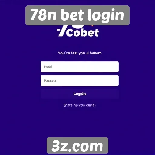 Interface e usabilidade do site 78n bet login